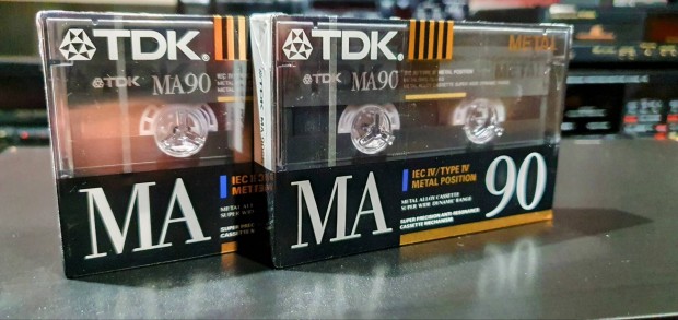 2db TDK MA90 kazetta originl.