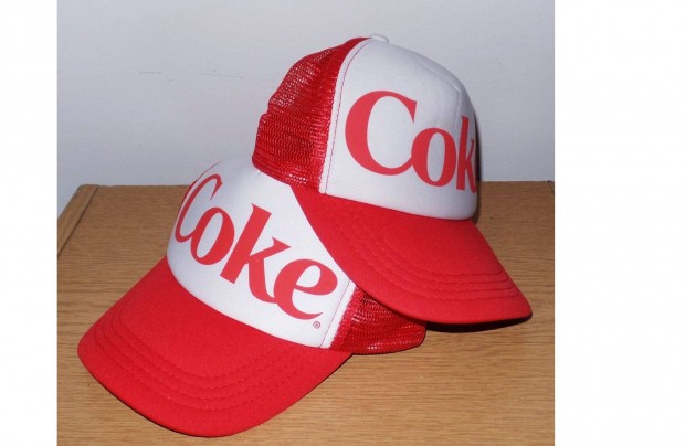 2db Új Coca Cola , Coke Trucker sapka, cap