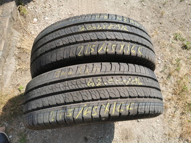 2db Új Goodyear 215/65 16C kisteher gumi eladó