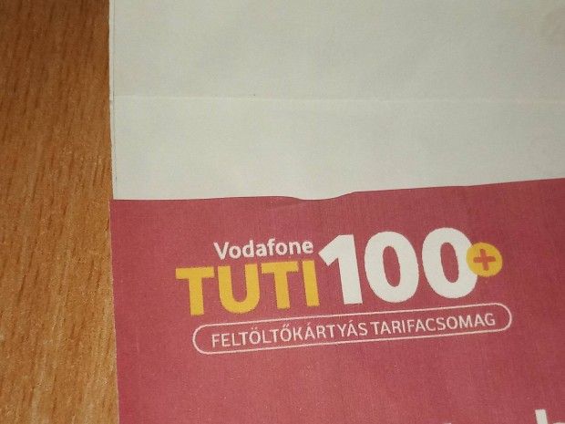 2db Vodafone Tuti100+ feltltkrtya 2000ft buda