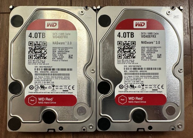 2db WD Red HDD elad