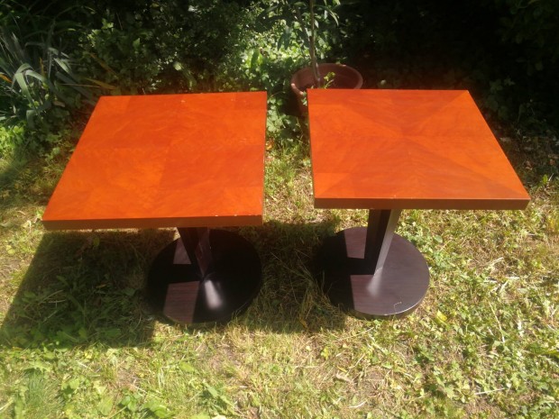 2db trpusi fa kis asztal, posztamens, virgtart
