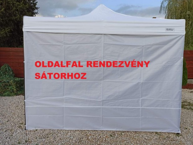 2m oldalfal tpzras fehr oldalponyva rendezvny storhoz