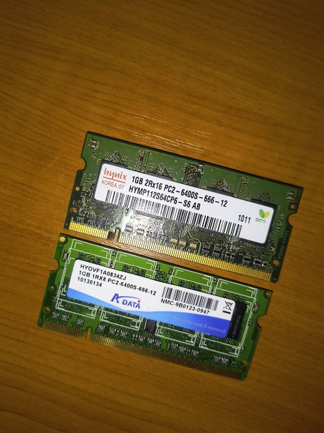 2x1Gb DDR2 laptop Ram