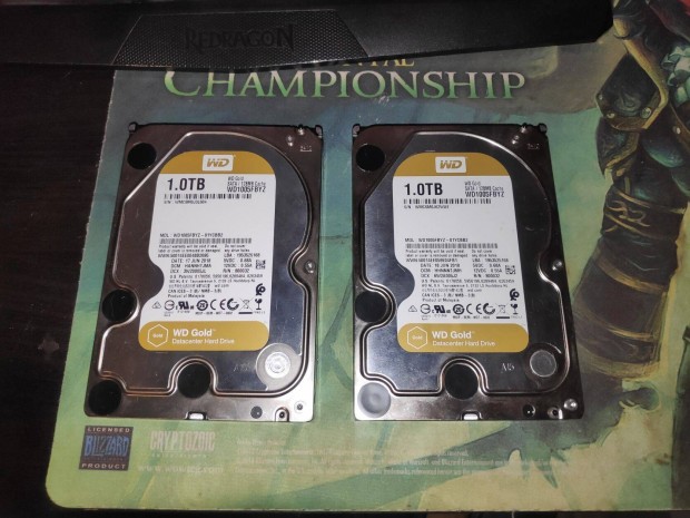 2x1TB WD Gold Datacenter HDD