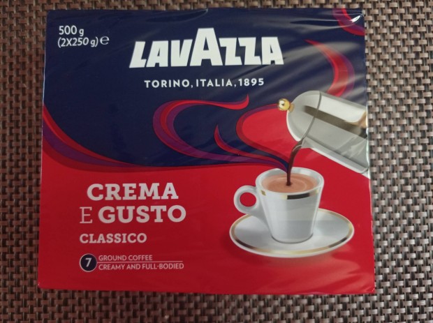 2x250gramm Lavazza őrölt kávé 