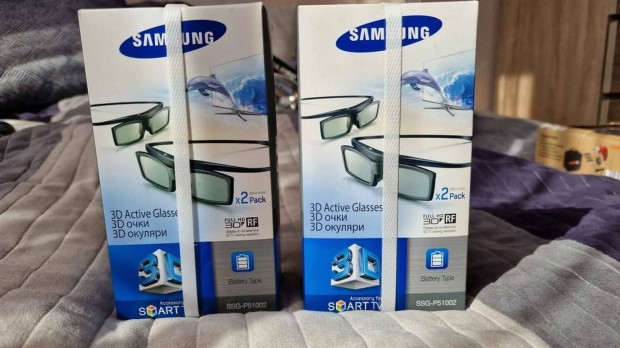 2x2db Új, bontatlan Samsung 3D Aktív szemüveg eladó