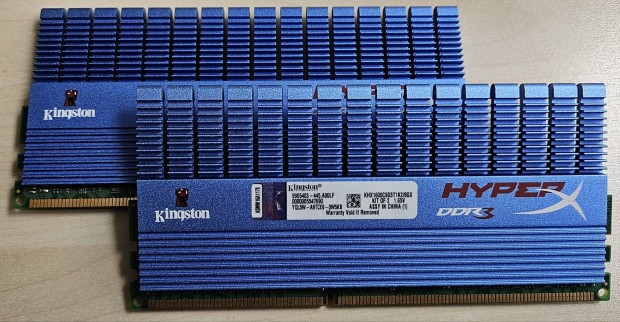 2x4GB DDR3-1600 CL9 memria