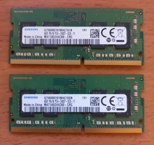 2x4GB sodimm RAM