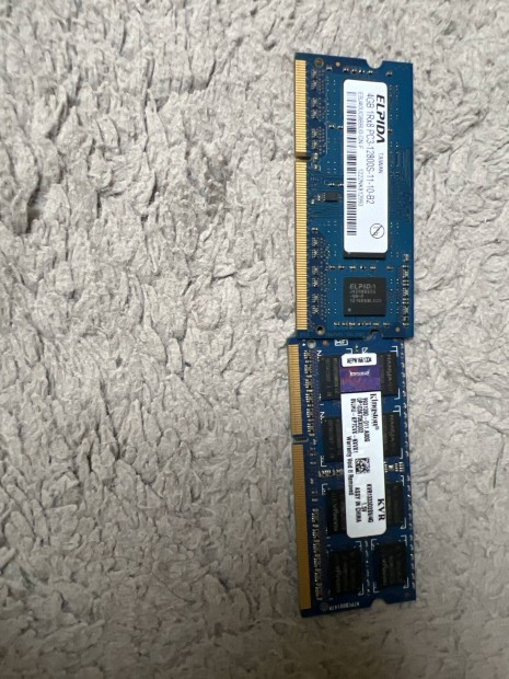 2x4gb Ram Elpida és Kingston