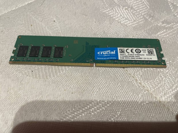 2x8GB(16GB) DDR4 RAM 2666MHz Crucial