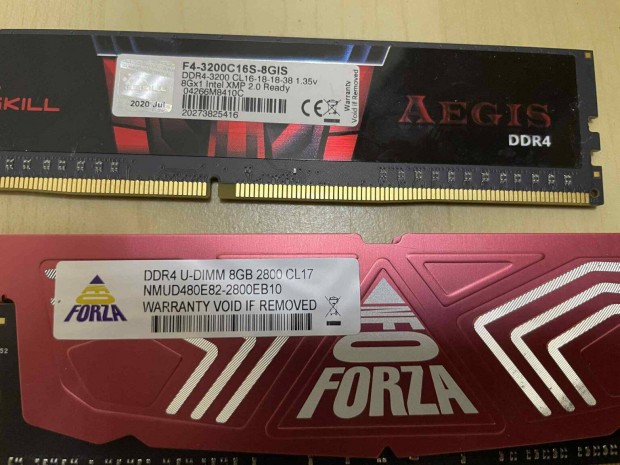 2x8GB DDR4 PC RAM