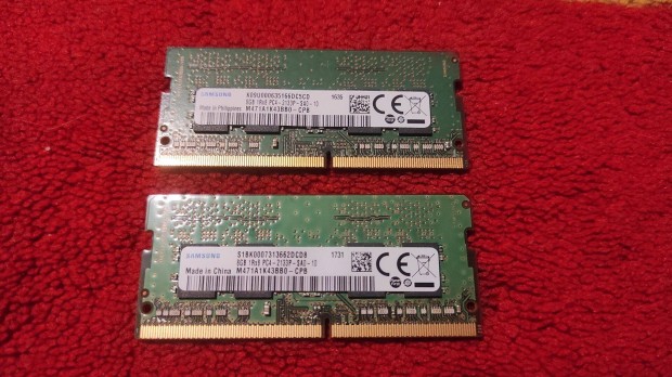 2x8GB Samsung DDR4 RAM
