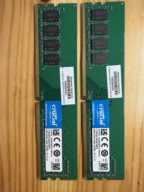 2x 8gb RAM memria