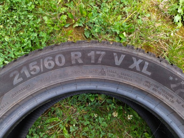 2x Semperit 215 60 R 17 XL 100 V téli gumiabroncs