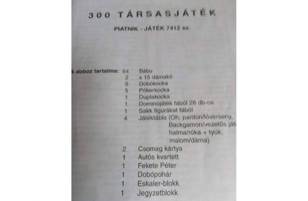 300 Trsasjtk Gyjtemnye 1 Dobozban