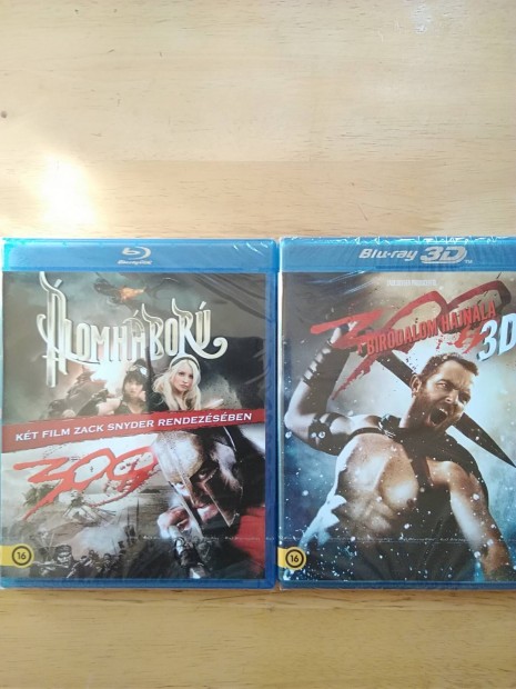 300 / lomhbor + 300 a birodalom hajnala 3D + 2D blu-ray j 