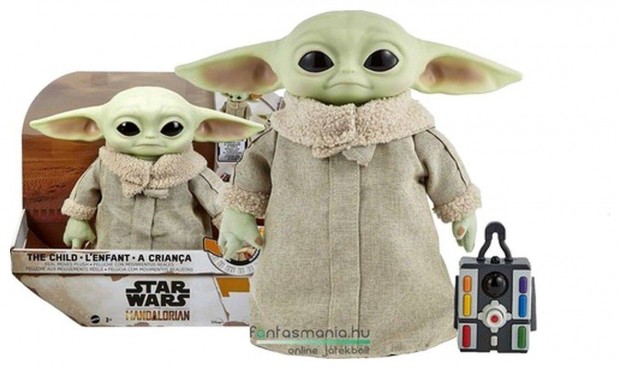 30-31 cm Star Wars Animatronic Grogu / Baby Yoda figura tvirnythat