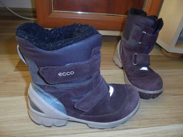 30-as Ecco bunds, goretexes padlizsn szn velurbr csizma-bakancs