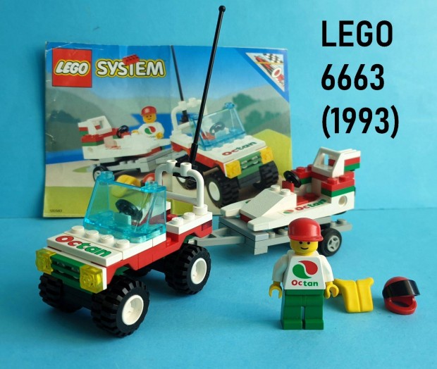 30 ves LEGO System 6663 Wave Rebel (1993), hinytalan, tmutat