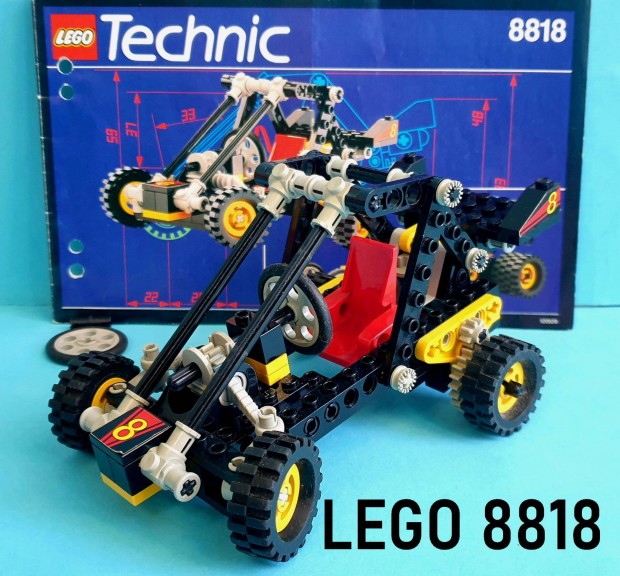 30 éves LEGO Technic 8818 Baja Blaster / Desert Racer (1993), útmutató