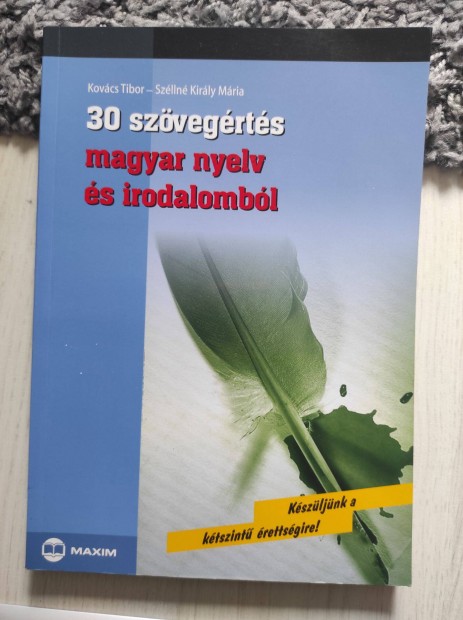 30 szvegrts magyar nyelv s irodalombl