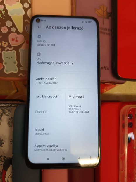 30db tartozék, kiegészítő + Xiaomi Redmi Note 9 4+2/128Gb makulátlan
