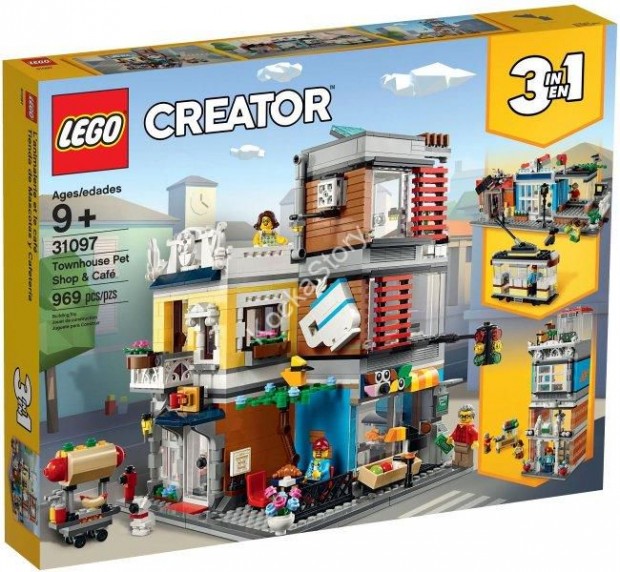 31097 LEGO(R) Creator – Városi kisállat kereskedés és kávézó
