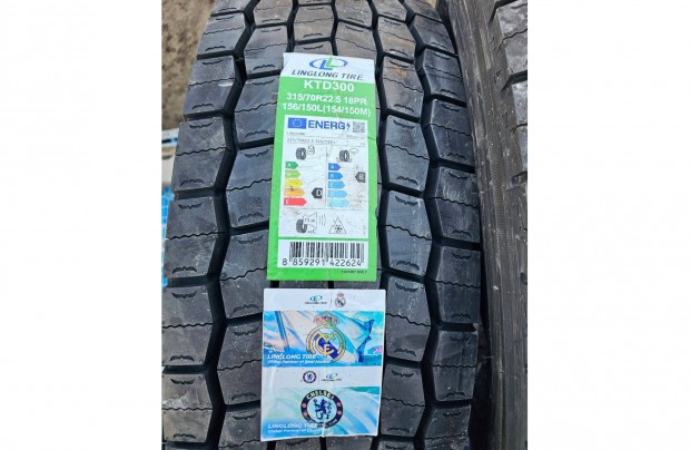 315/70R22,5 Linglong Ktd300 Hz j TGK Gumi Akci!!!