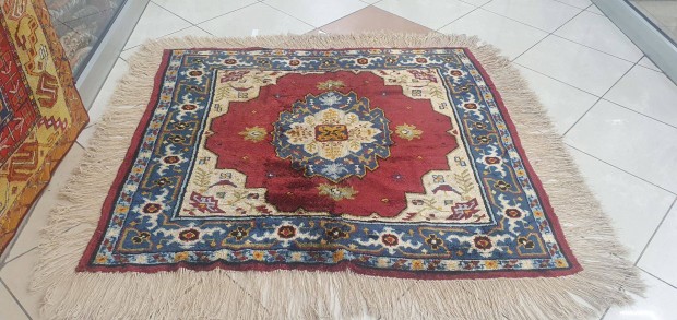 3266 Bambusz Selyem Kzi Perzsa Sznyeg, Tert 130X130CM