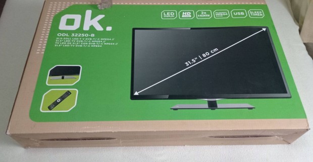 32" LED TV, OK mrka