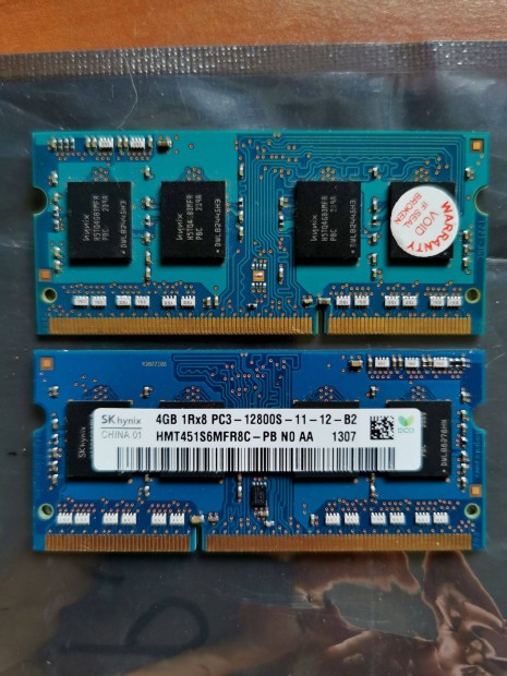33/2 SK Hynix HMT451S6MFR8A 8gb 3 hó garancia 1600mhz DDR3 ram memória
