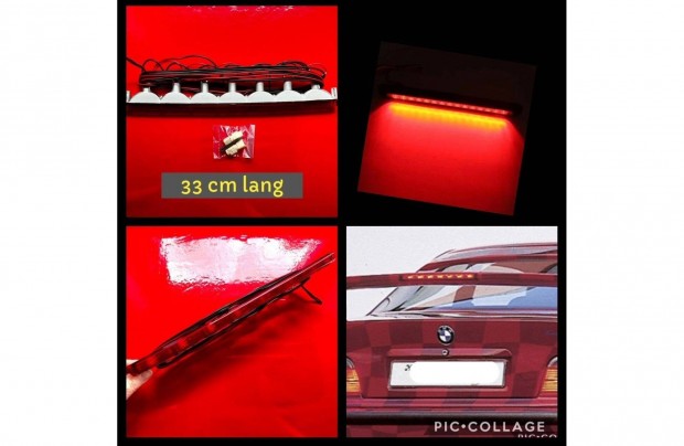 33 CM-Es Ptfklmpa Spoilerba Spoiler Lmpa Univerzlis 7 LED-Es