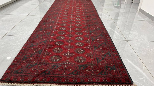 3462 Afghan Bokhara Kzi Gyapj Perzsa Fut Sznyeg 80X247CM Ingyen Fu