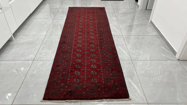 3462 Afghan Bokhara Kzi Gyapj Perzsa Fut Sznyeg 80X247CM Ingyen Fu