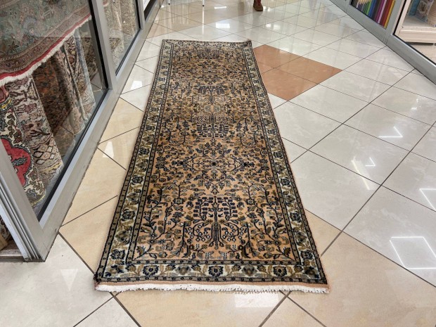 3489 Hindu Sarough kzi gyapj Perzsa fut Sznyeg 80X250CM