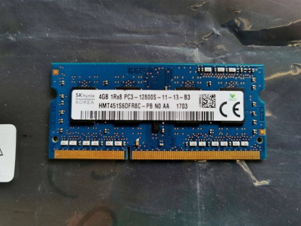 34/1 SK Hynix HMT451S6DFR8C 4gb 3 hó garancia 1600mhz DDR3 ram memória