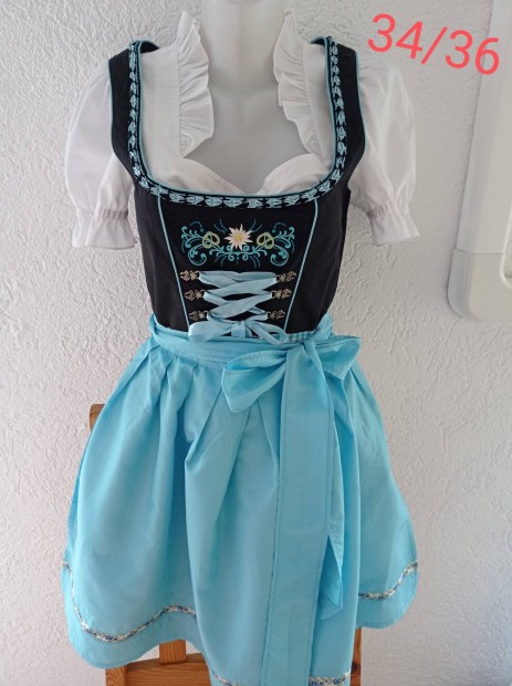 34/36 dirndl ruha ktnnyel 