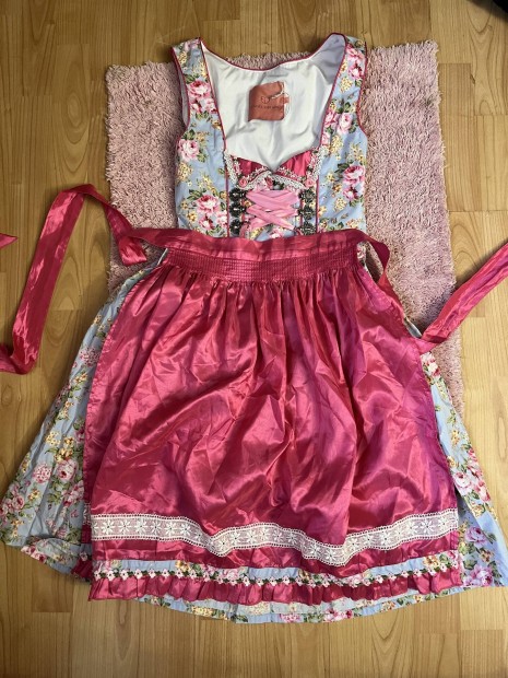 34-es pink-kk virgos Dirndl ruha