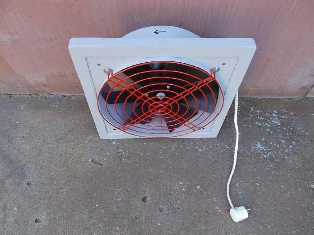 35 cm-es felújított ipari ventilátor 220V-100W os villanymotorral