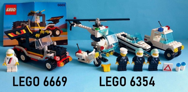 35 ves LEGO Legoland 6669 Diesel Daredevil, 6354 Pursuit Squad