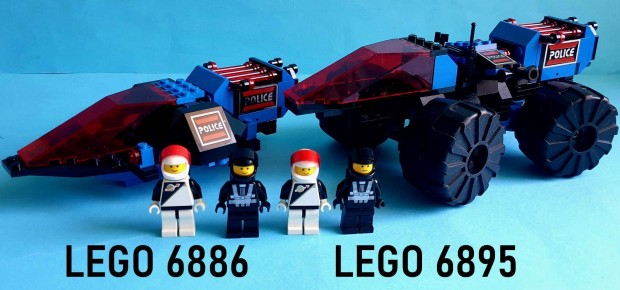 35 ves LEGO Space Police 6886 Galactic Peace Keeper, 6895 Spy-Trak I