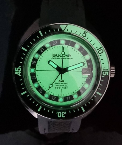 360e Ft Bulova 98B407 Oceanographer karóra / Új / 07.12-ig kedvezmény