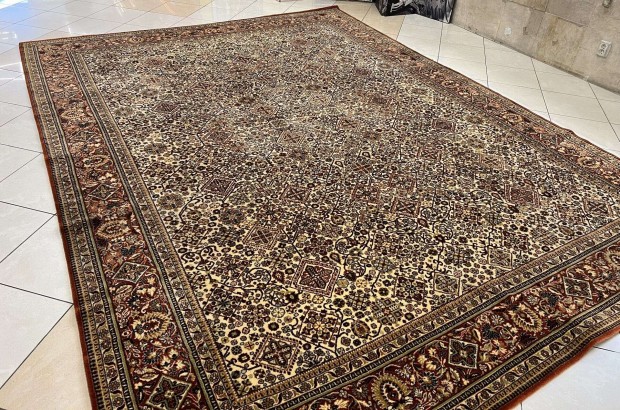 3675 Hatalmas Tabriz mints gyapj perzsa sznyeg 300X400CM ingyen fut