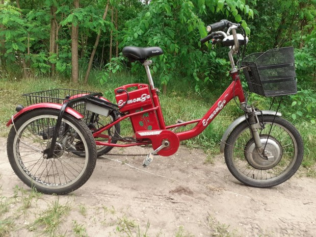 36V elektromos tricikli elektromos háromkerekű bicikli