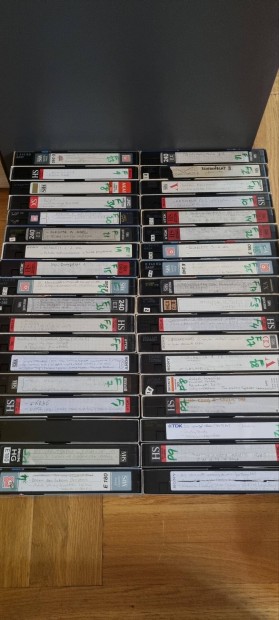 36 db vegyes vhs kazetta