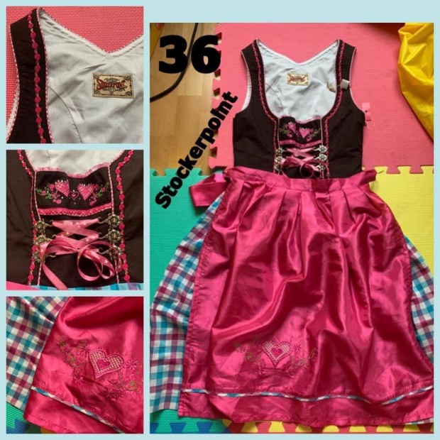 36-os kk-pink kocks Dirndl ruha /Stockerpoint/