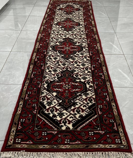 3710 Hindu Hamedan kzi gyapj perzsa fut sznyeg 75X340CM