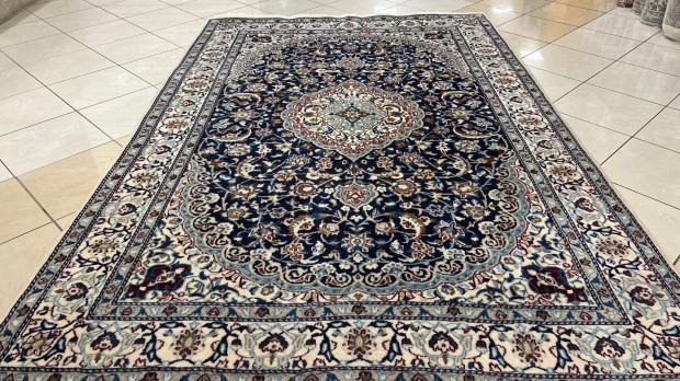 3775 Iráni Nain kézi csomó gyapjú perzsa szőnyeg 196X293CM Ingyen Futá
