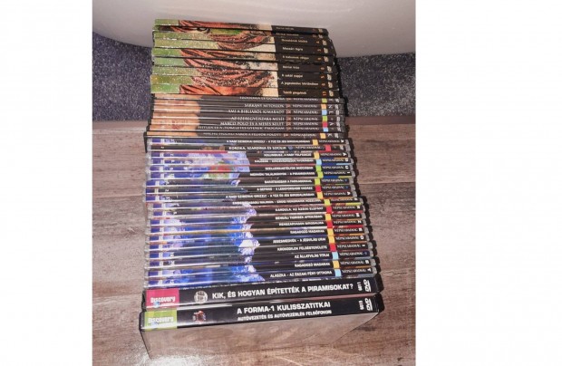 37 DVD Tudomnyos, ismeretterjeszt film (Natural killers, Legendk